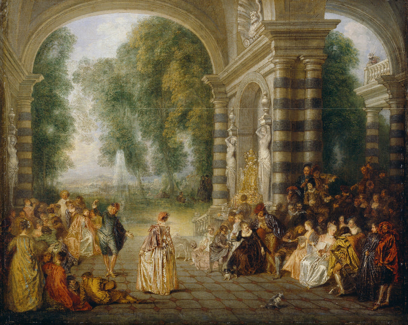De geneugten van het bal - Antoine Watteau
