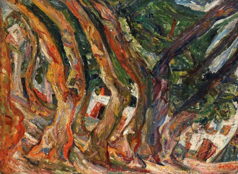 De Platanen in Céret - Chaim Soutine