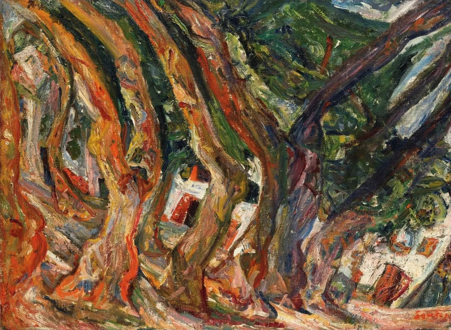 De Platanen in Céret - Chaim Soutine