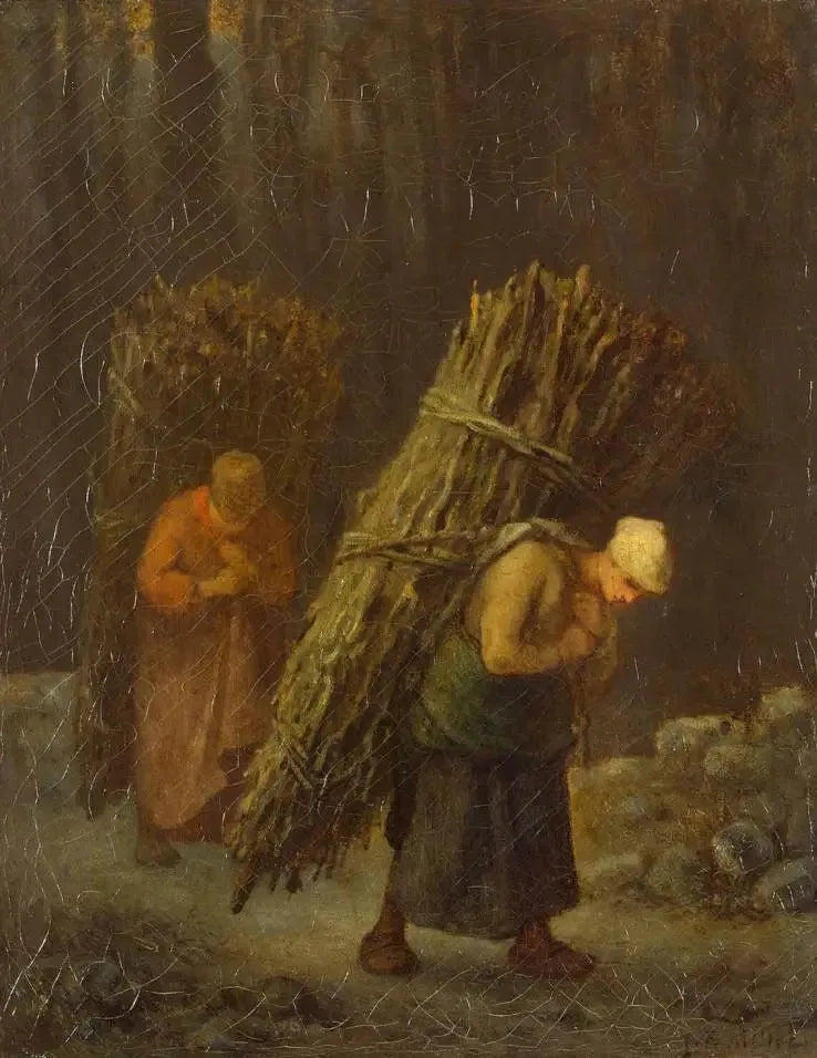 De houtdragers - Jean-François Millet