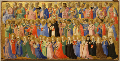 Les précurseurs du Christ avec les saints et les martyrs - Fra Angelico - Alpha Reproduction