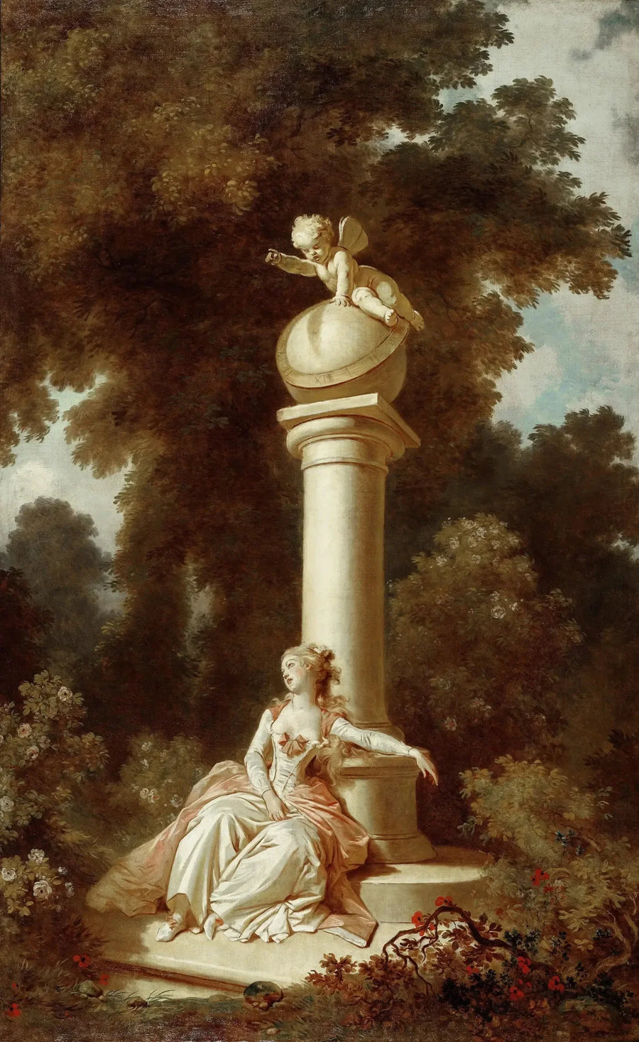 De Vooruitgang van de Liefde: Droom - Jean-Honoré Fragonard