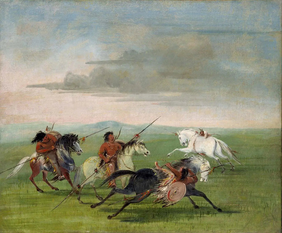 De ruiterskunsten van de Comanche - George Catlin

Source:
Les prouesses équestres des Comanches - George Catlin