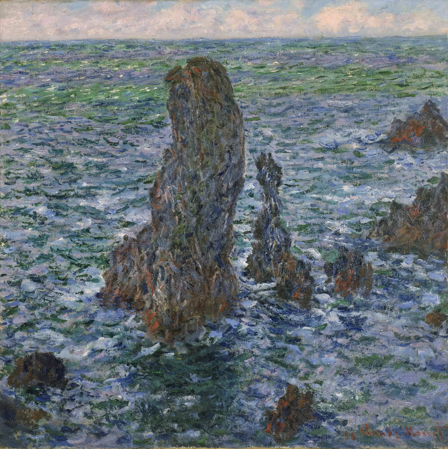 De piramides van Port Coton - Claude Monet