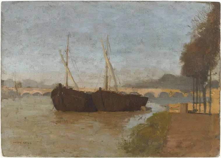 De kades in Bordeaux - Odilon Redon