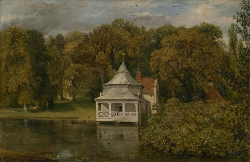 De wijken achter Alresford Hall - John Constable