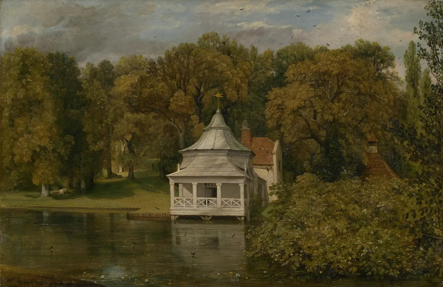 De wijken achter Alresford Hall - John Constable