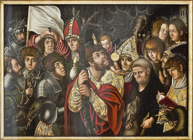De veertien hulpverleners in nood - Lucas Cranach de Oudere