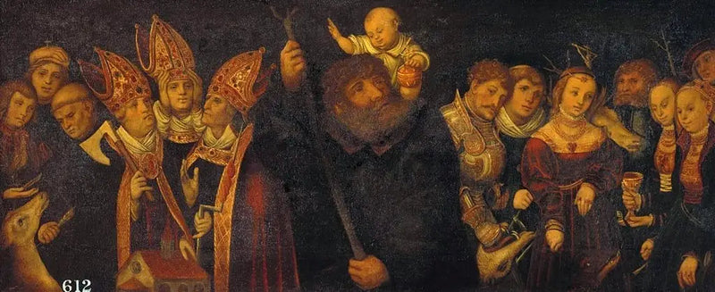 De veertien hulpverleners in nood - Lucas Cranach de Oudere