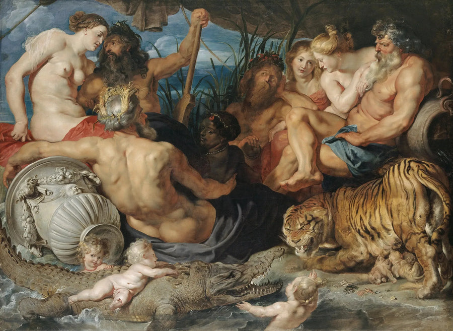 De Vier Rivieren van het Paradijs - Peter Paul Rubens
