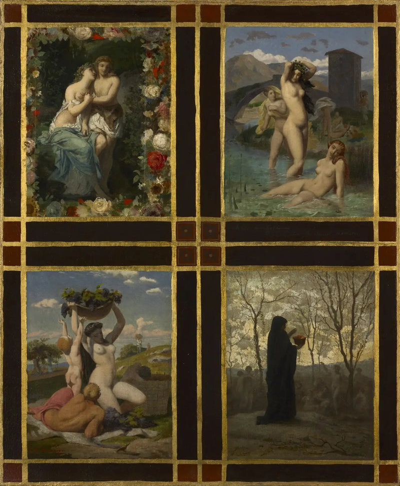 De Vier Seizoenen - Jean-Léon Gérôme