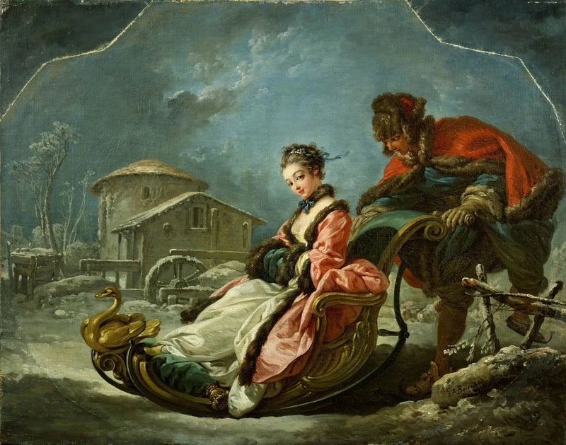 De Vier Seizoenen: de winter - François Boucher