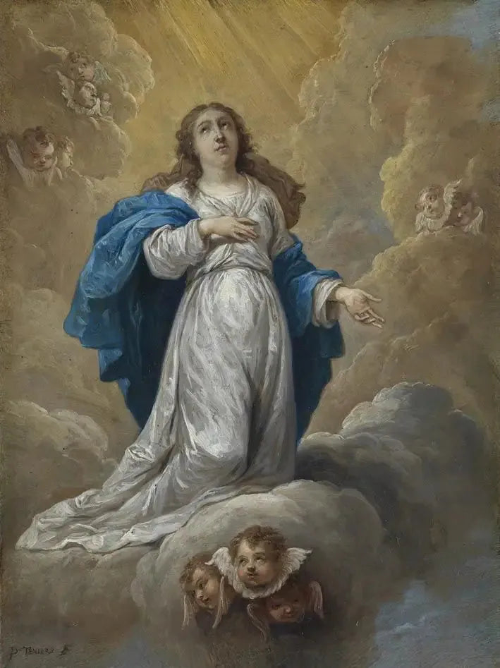 De vijftien geheimen van de rozenkrans: de Opname van de Maagd Maria - David Teniers de Jonge

Source:
Les quinze secrets du rosaire : l'Assomption de la Vierge Marie - David Teniers le Jeune