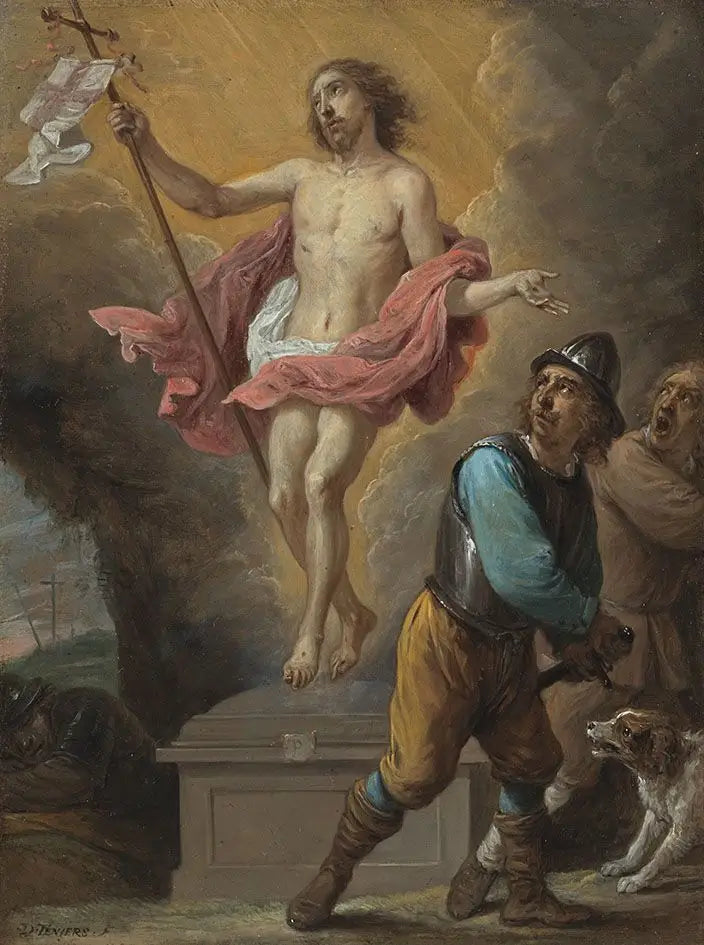 De vijftien geheimen van de rozenkrans: de verrijzenis van Christus - David Teniers de Jonge

Source:
Les quinze secrets du rosaire : la résurrection du Christ - David Teniers le Jeune