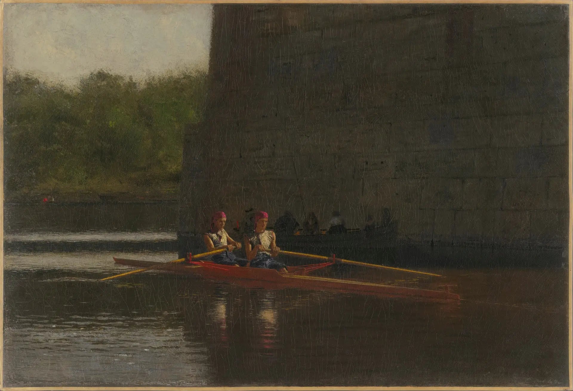 Les rameurs (Les frères Schreiber) - Thomas Eakins image 1 copie de tableau peinte à la main
