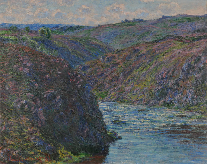 De Ravijnen van de Creuse - Claude Monet