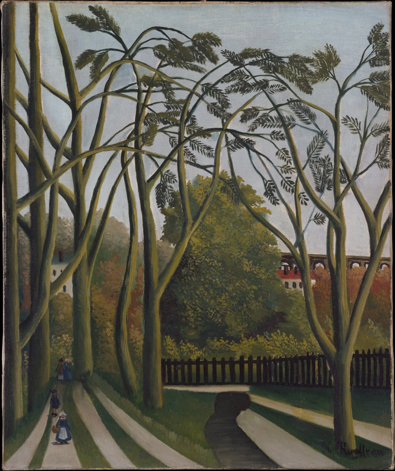 De oevers van de Bièvre bij Bicêtre - Henri Rousseau