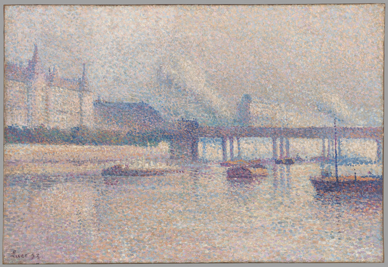 De oevers van de Seine in Parijs - Maximilien Luce