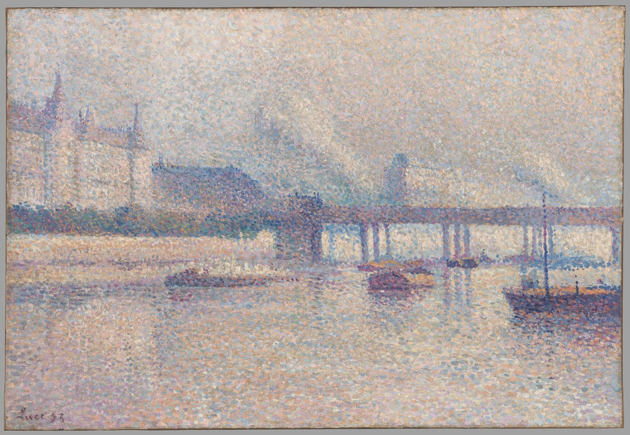 De oevers van de Seine in Parijs - Maximilien Luce