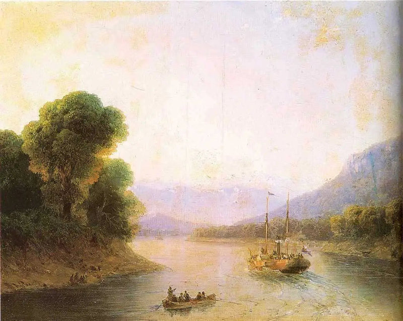 De rivierwateren in Georgië - Ivan Aïvazovski

Source:
Les rivières fluviales en Géorgie - Ivan Aïvazovski