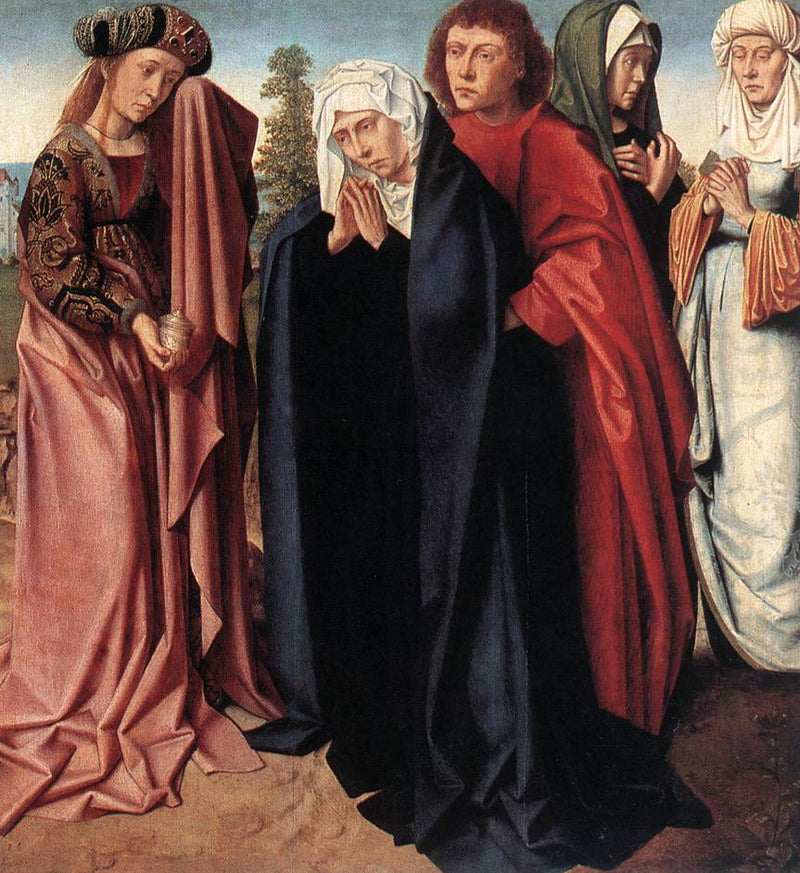 De Heilige Vrouwen en Sint Johannes op Golgotha - Gérard David