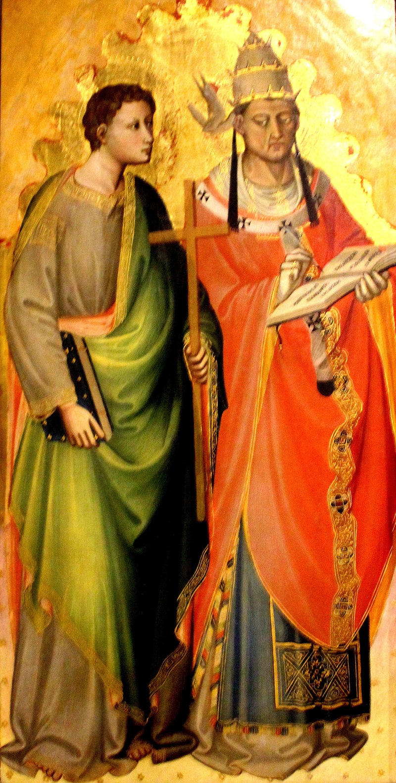 De heiligen Gregorius de Grote en Filips - Bicci di Lorenzo