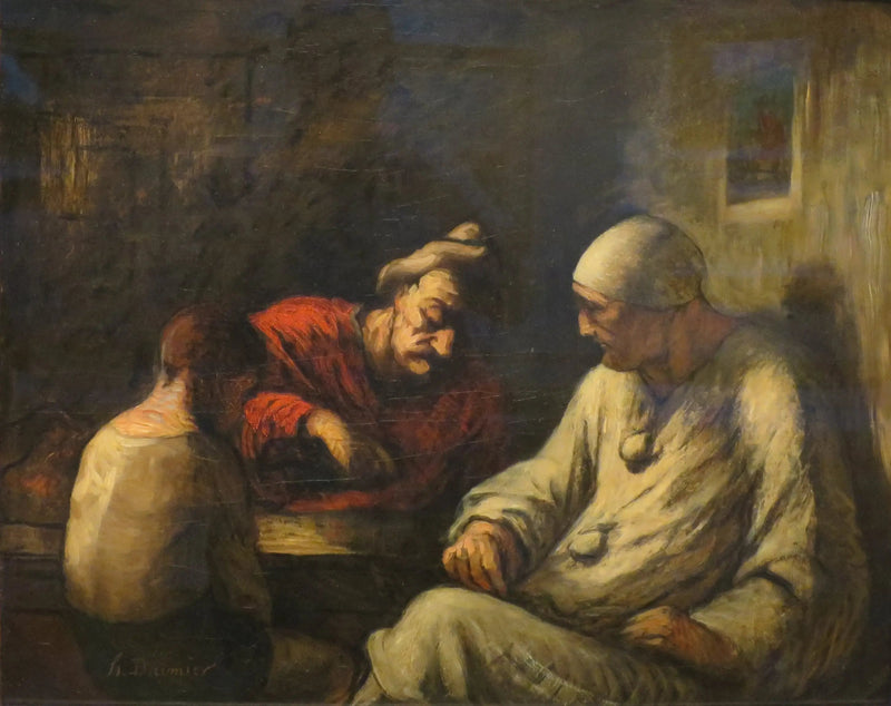 De rustende acrobaten - Honoré Daumier