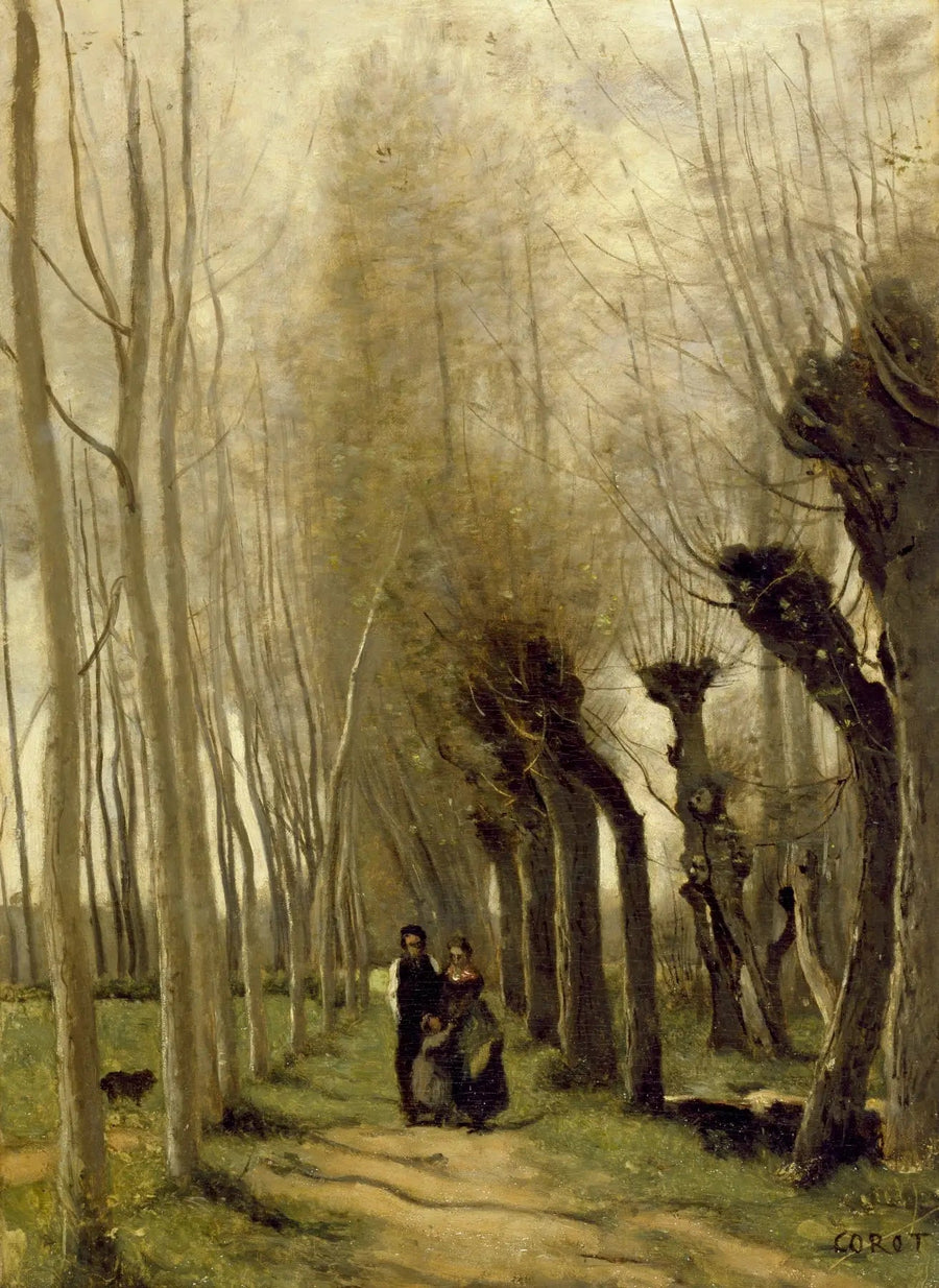 De wilgen van Marissel - Jean-Baptiste Camille Corot