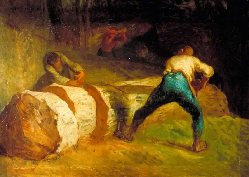 De houtzagers - Jean-François Millet