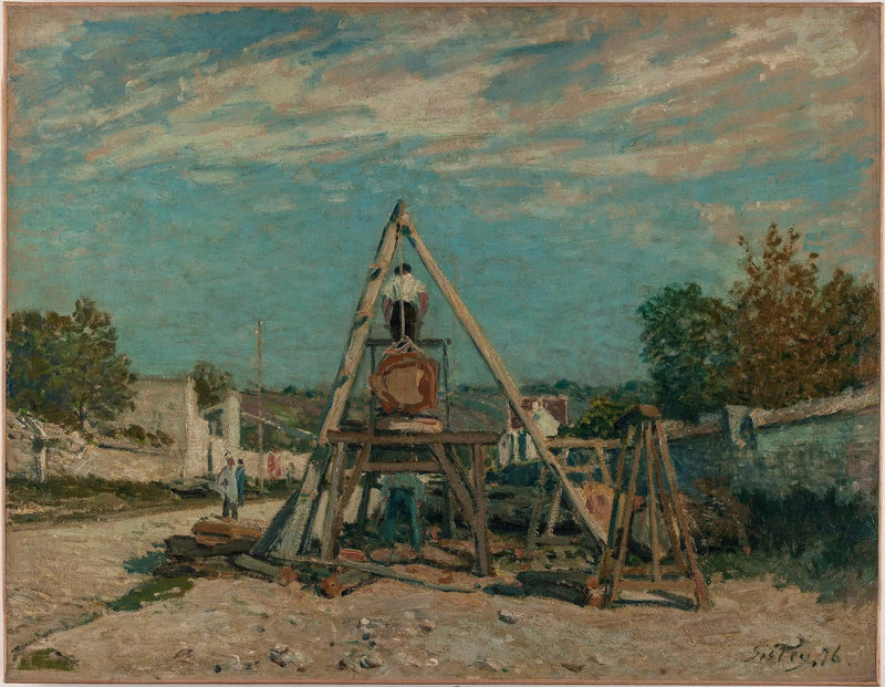 De Langzaagders - Alfred Sisley