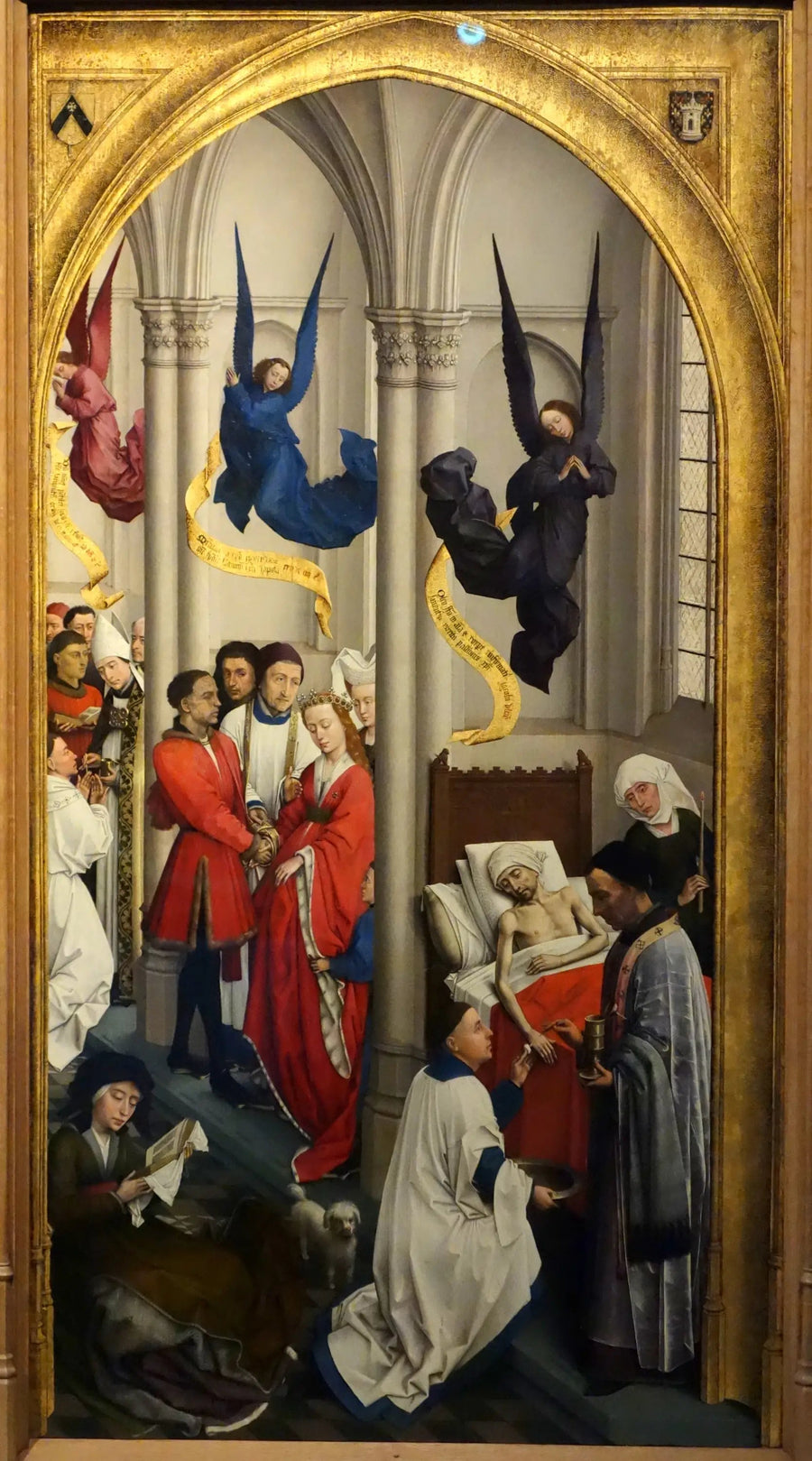 De Zeven Sacramenten (rechter paneel) - Rogier van der Weyden