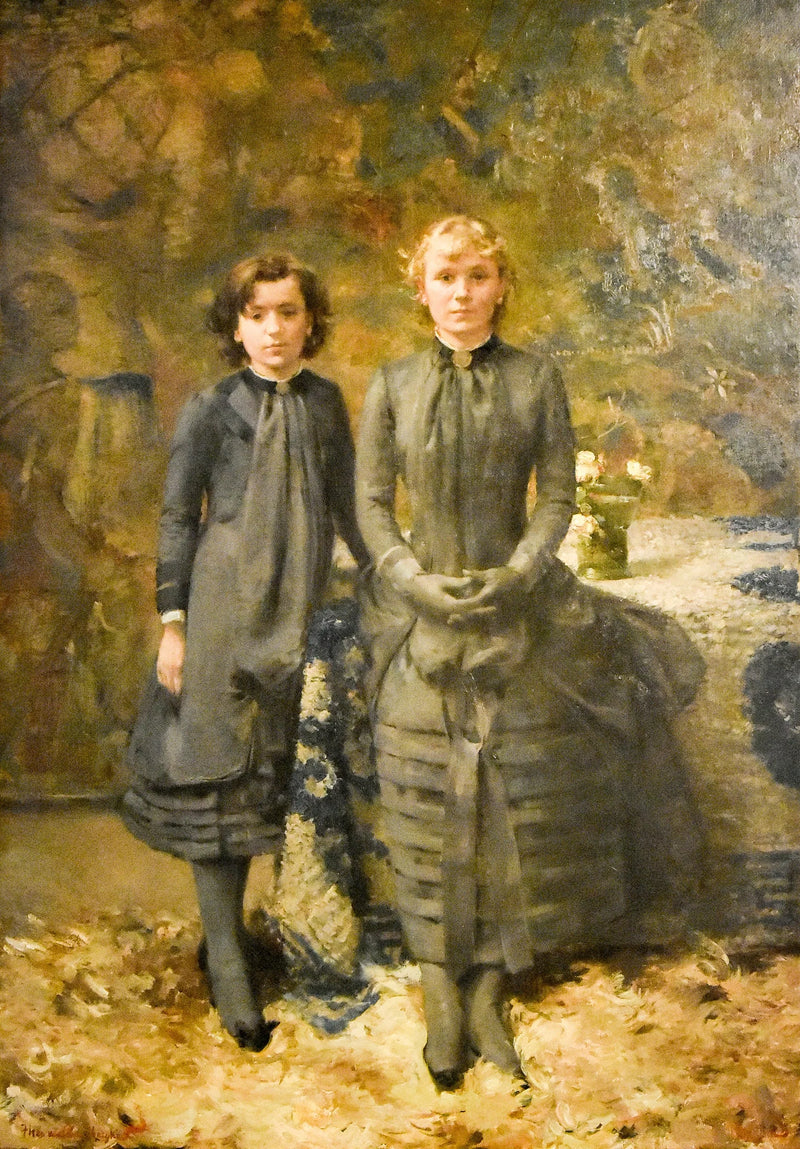 De zussen van de schilder Schlobach - Théo van Rysselberghe