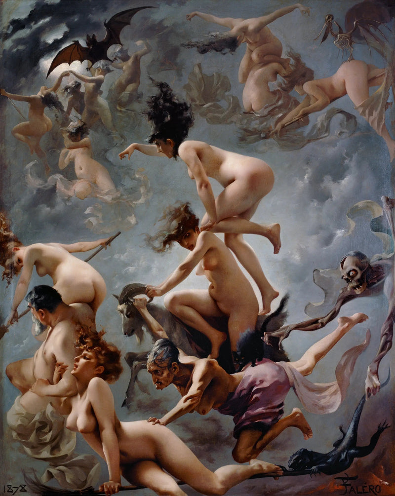 De heksen die naar hun sabbat gaan - Luis Ricardo Falero

Source:
Les sorcières se rendant à leur sabbat - Luis Ricardo Falero
