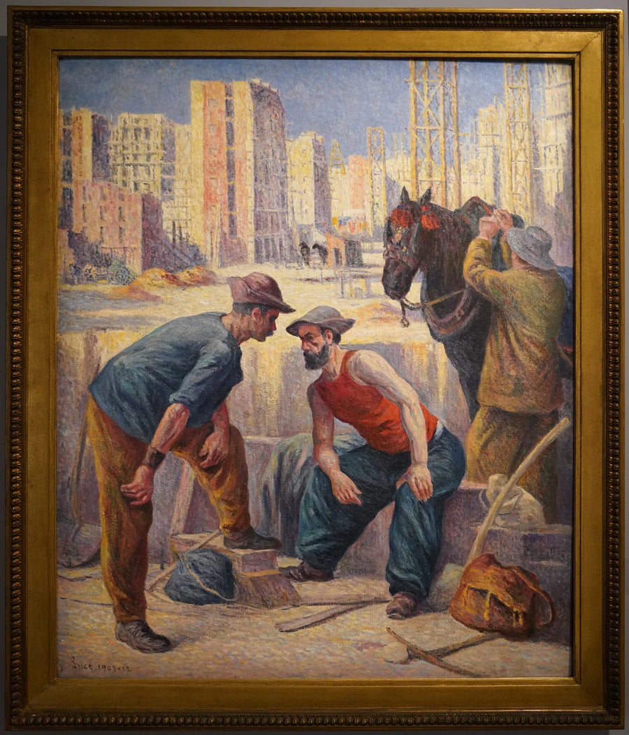 De metselaars - Maximilien Luce