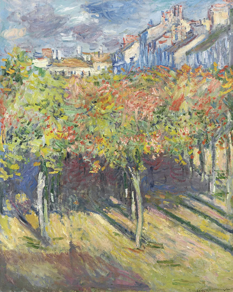 De Lijsterbesbomen in Poissy - Claude Monet