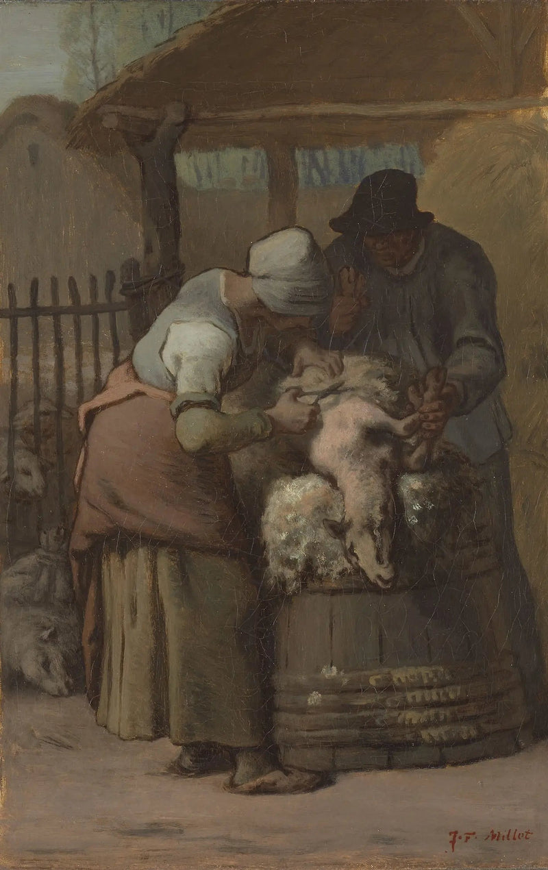De schaapscheerders - Jean-François Millet