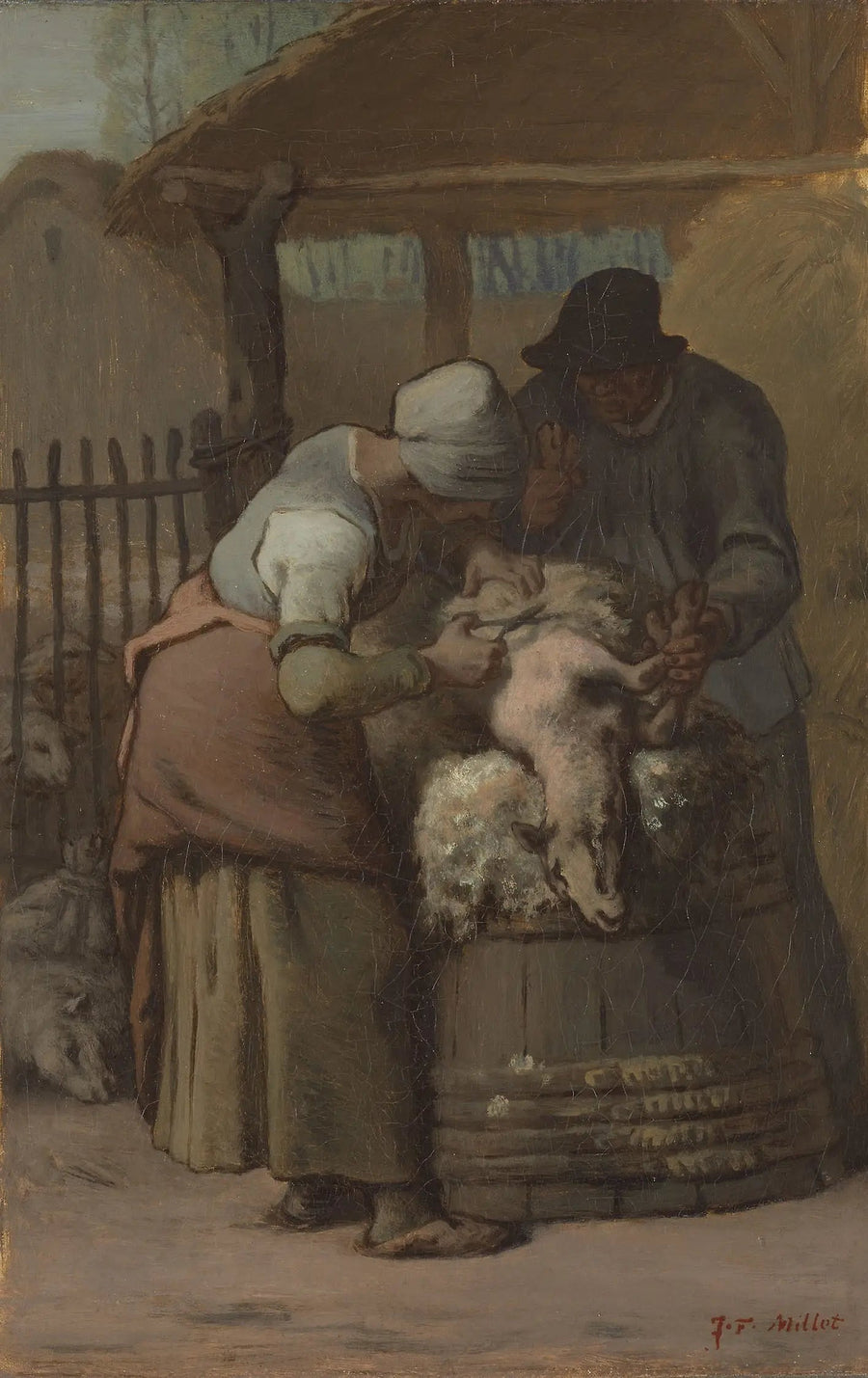 De schaapscheerders - Jean-François Millet