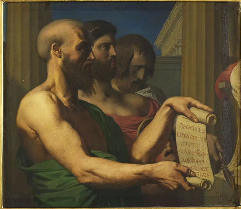 De Griekse Tragieken - Jean-Auguste-Dominique Ingres