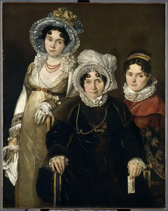 De Drie Dames van Gent - Jacques-Louis David