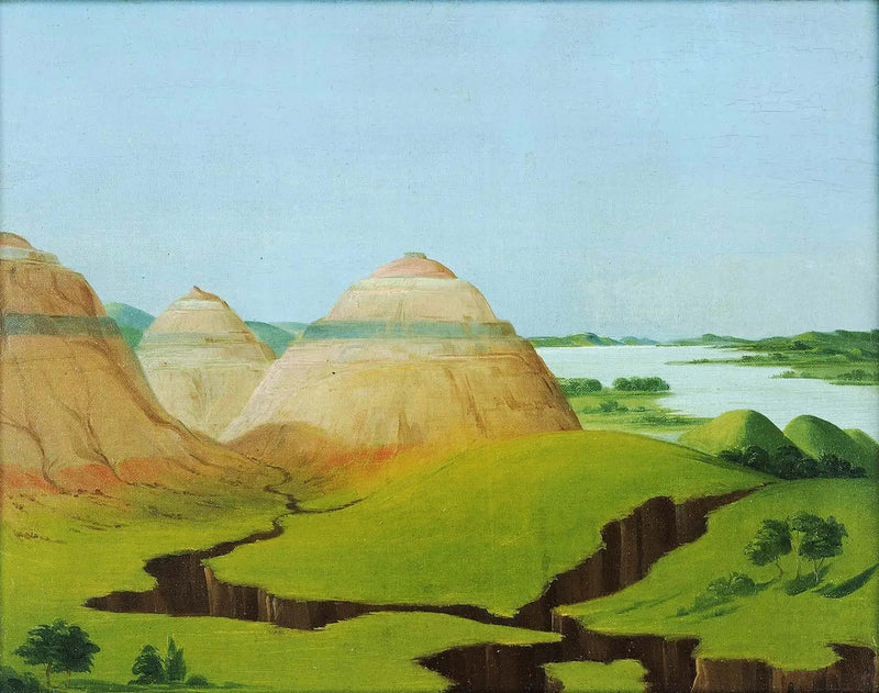 De Drie Koepels, Clay Bluffs op 15 mijl boven het dorp Mandan - George Catlin

Source:
Les Trois Dômes, Clay Bluffs à 15 miles au-dessus du village de Mandan - George Catlin