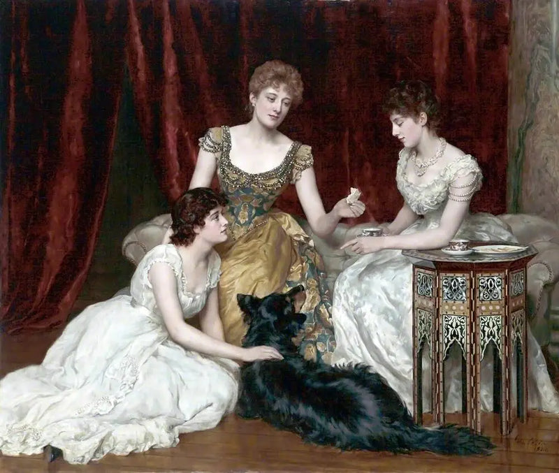 De drie dochters van William Reed - John Collier