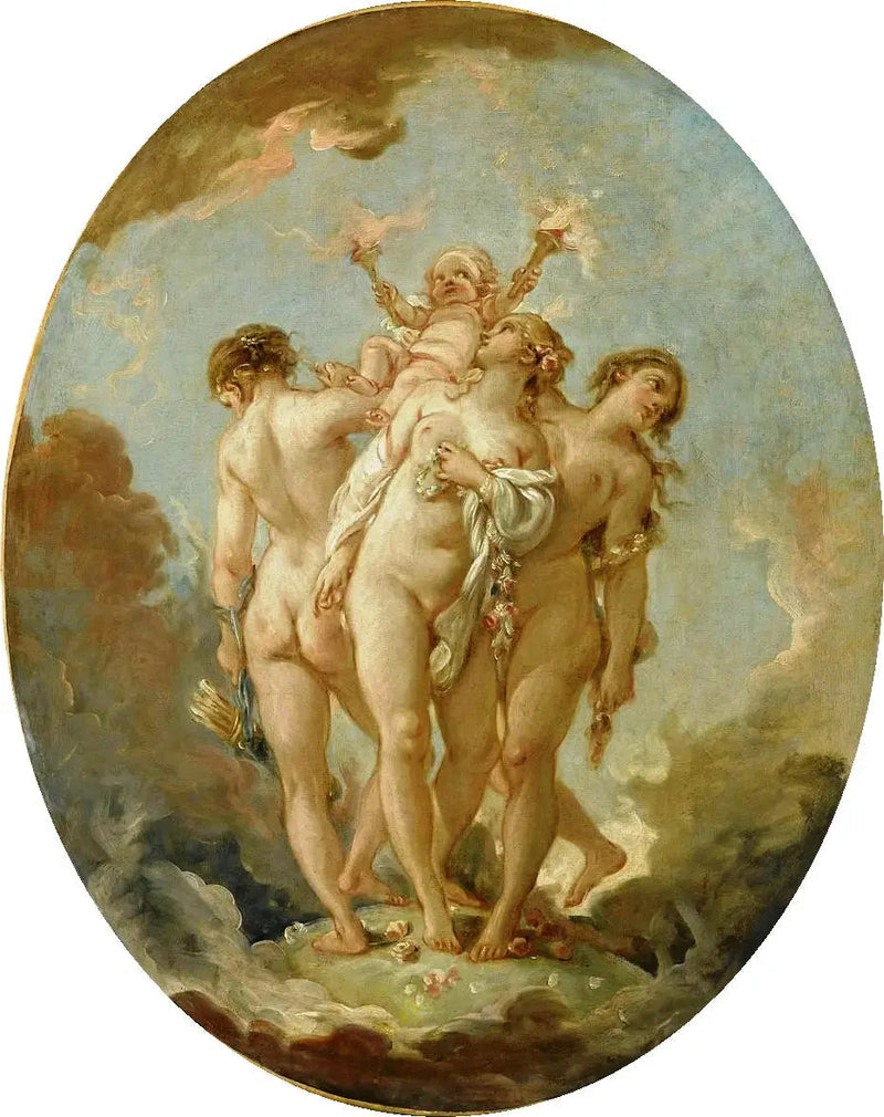 De drie Graces - François Boucher