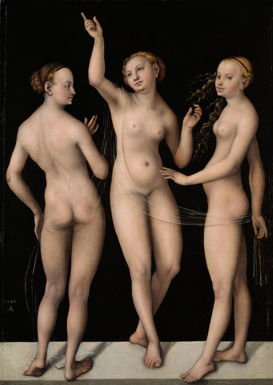 De Drie Gratiën - Lucas Cranach de Oudere