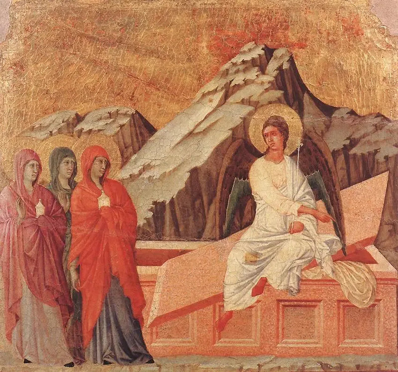De Drie Maria's bij het Graf - Duccio di Buoninsegna