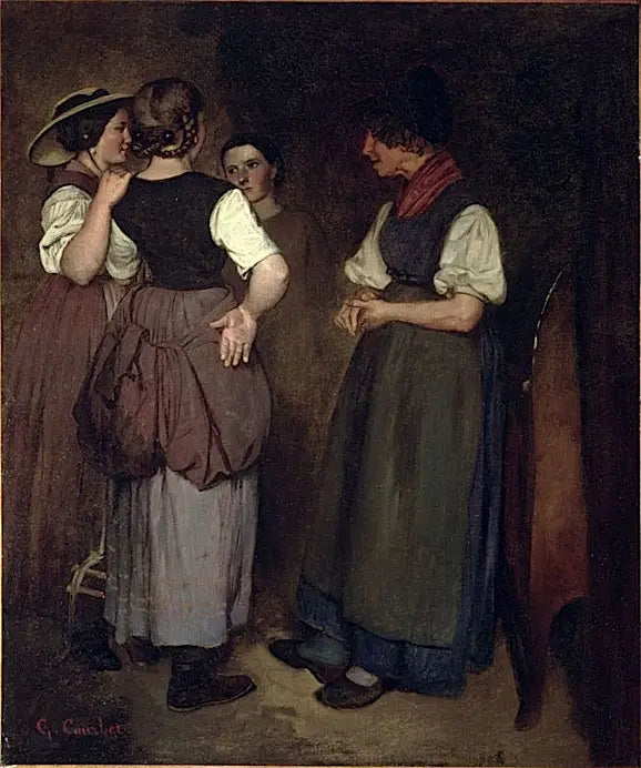 De Drie Zusters van Courbet - Gustave Courbet