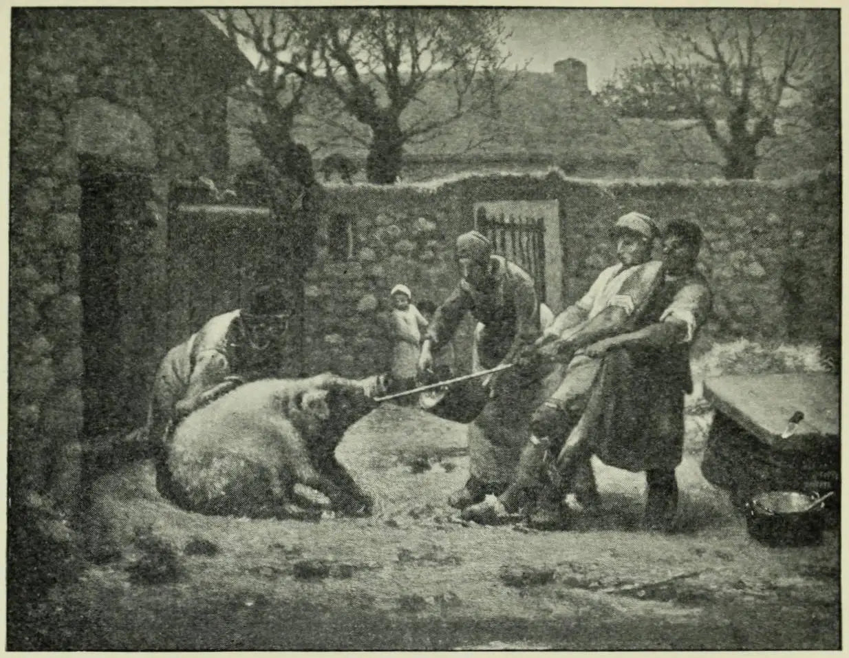 Les tueurs de cochon - Jean-François Millet - Alpha Reproduction