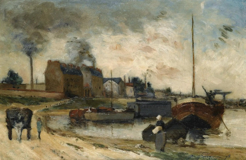 De Cail-fabrieken en de kade van Grenelle - Paul Gauguin