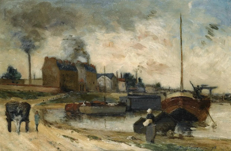 De Cail-fabrieken en de kade van Grenelle - Paul Gauguin