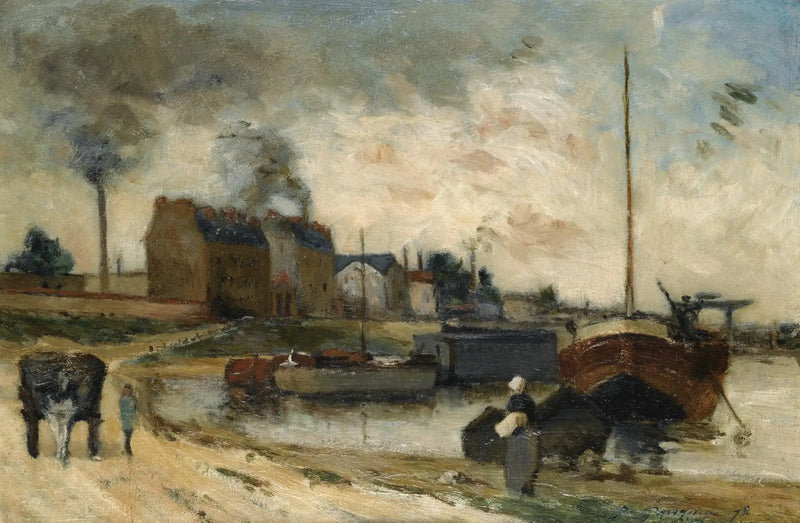 De Cail-fabrieken en de kade van Grenelle - Paul Gauguin