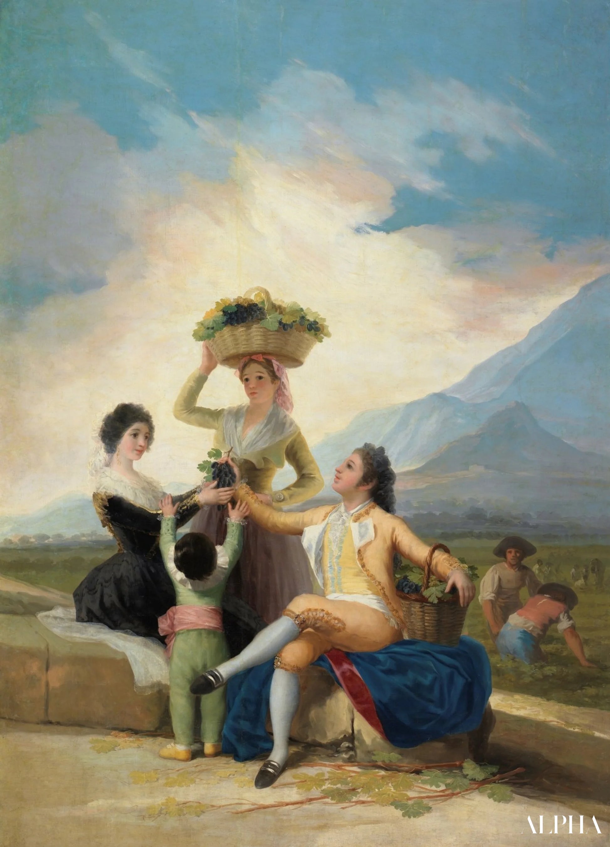 De oogst - Francisco de Goya - Reproducties van schilderijen en hoogwaardige schilderijen